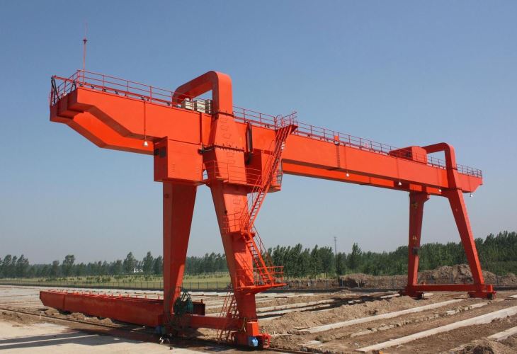 Automatik 80T 10T Double Girder Crane Sdn