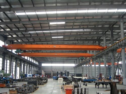 Reka bentuk Custom 10 Ton Single Girder Overhead Crane