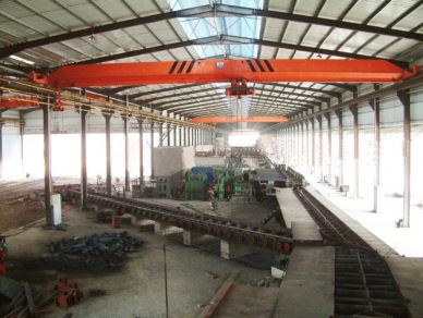 10 Ton Elektrik Single Girder Overhead Bridge Cranes Dengan Switch Limt Terbaik