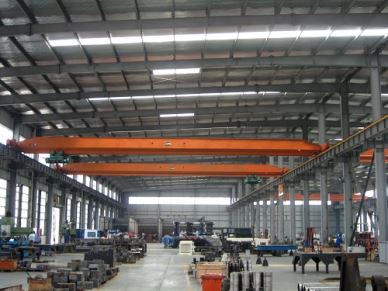 Reka bentuk Custom 10 Ton Single Girder Overhead Crane