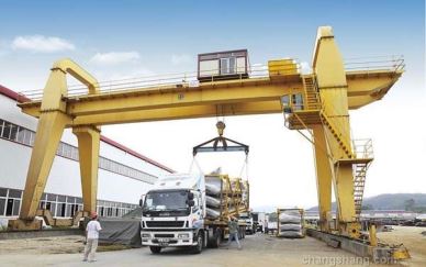 Rel Double Girder dipasang Crane Sdn di Afrika Selatan dengan CE SGS ISO GOST
