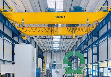 Eropah Standard Double Girder Overhead Crane