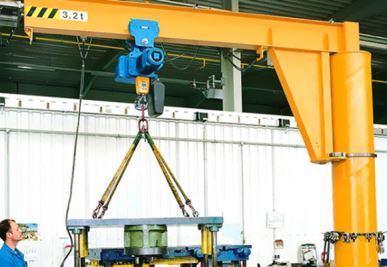 Lantai yang dipasang Jib Crane