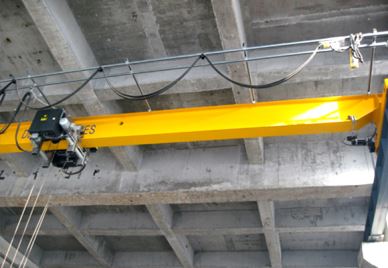 HD Jenis Eropah Hoist Electric Single-girder Overhead Crane